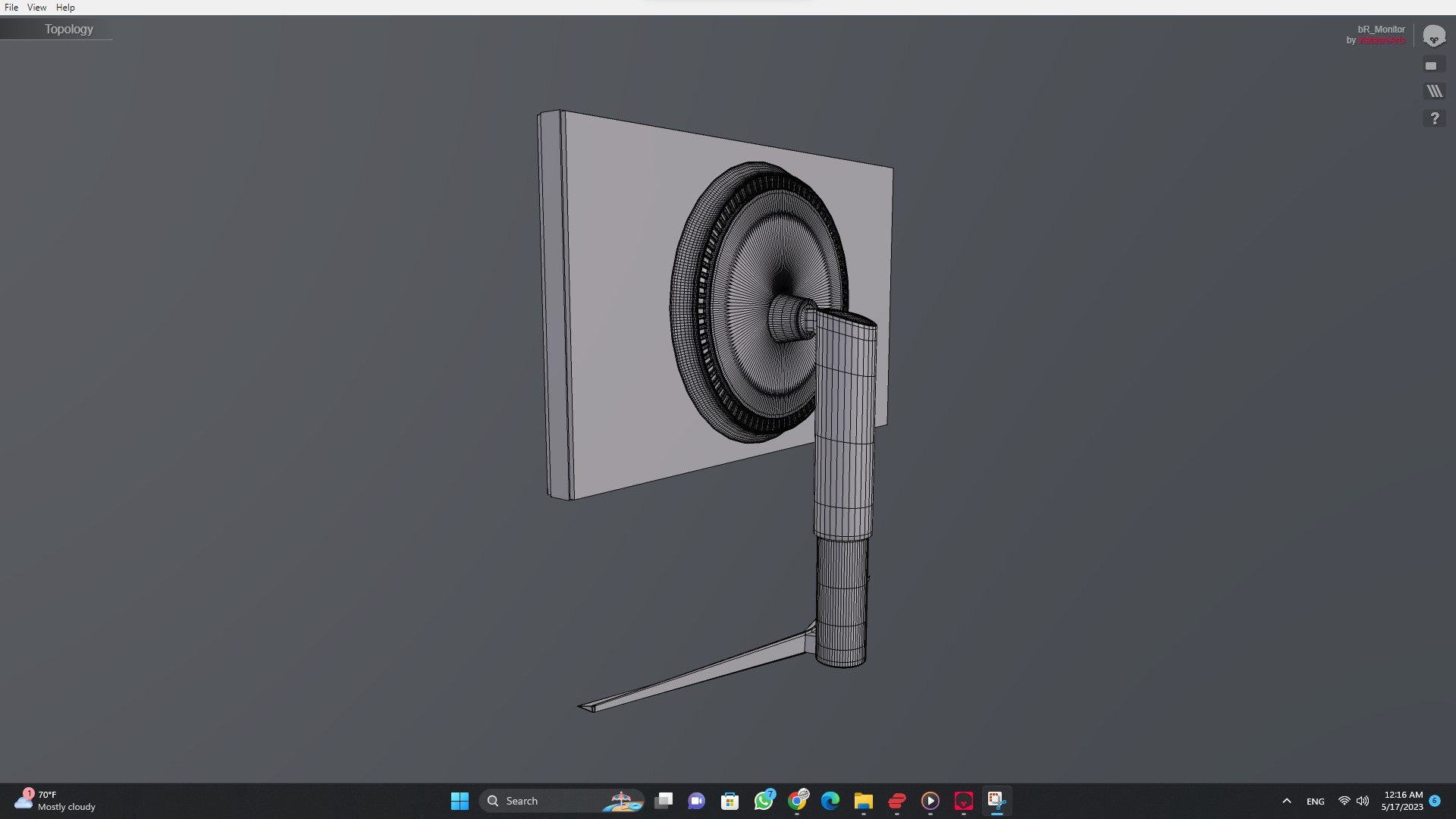 3D BR Monitor Model - TurboSquid 2071024