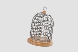 3D Bird Cage 3d model model