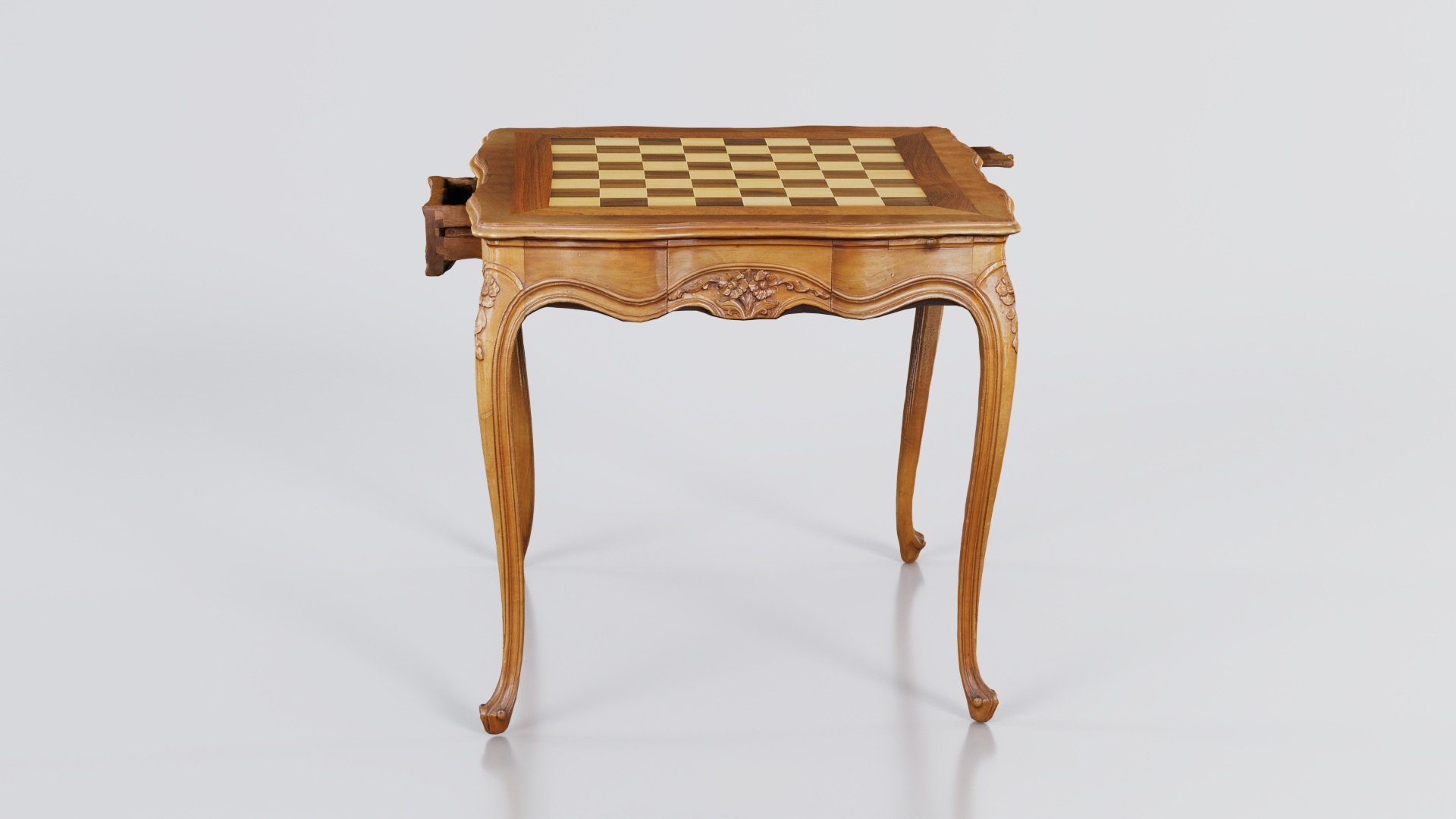 Chess Table Remastered 3D Model - TurboSquid 2363238
