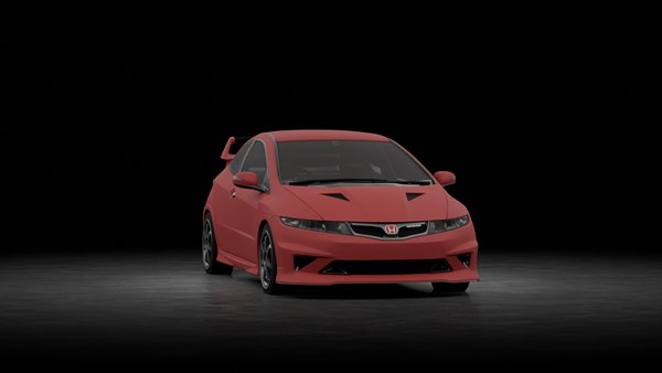 3D Honda Civic Type-R 3D Mugen 2010 model