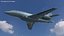 Business Jet Dassault 900 Simplified Rigged for Cinema 4D 3D model