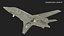 Business Jet Dassault 900 Simplified Rigged for Cinema 4D 3D model