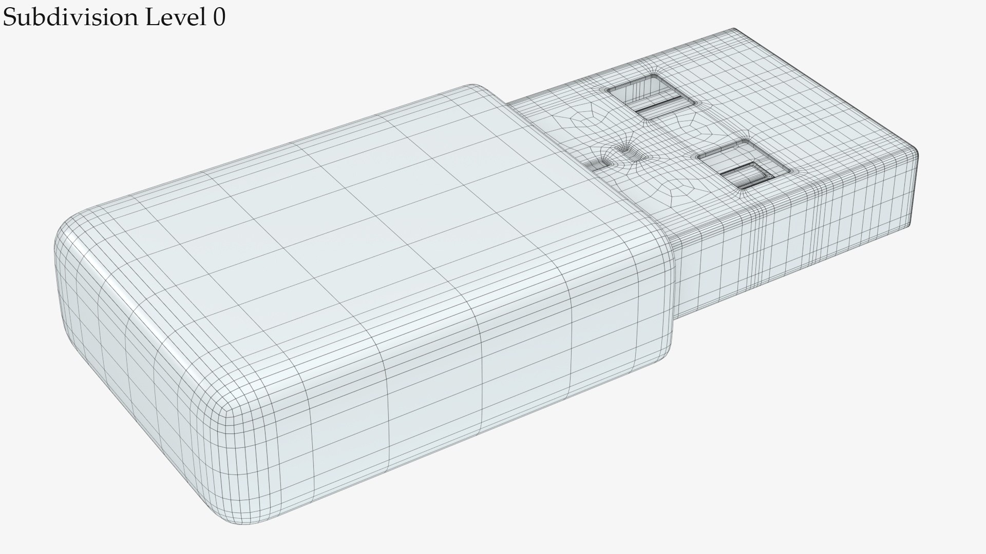 3D USB Type A Connector 1 model - TurboSquid 1870909