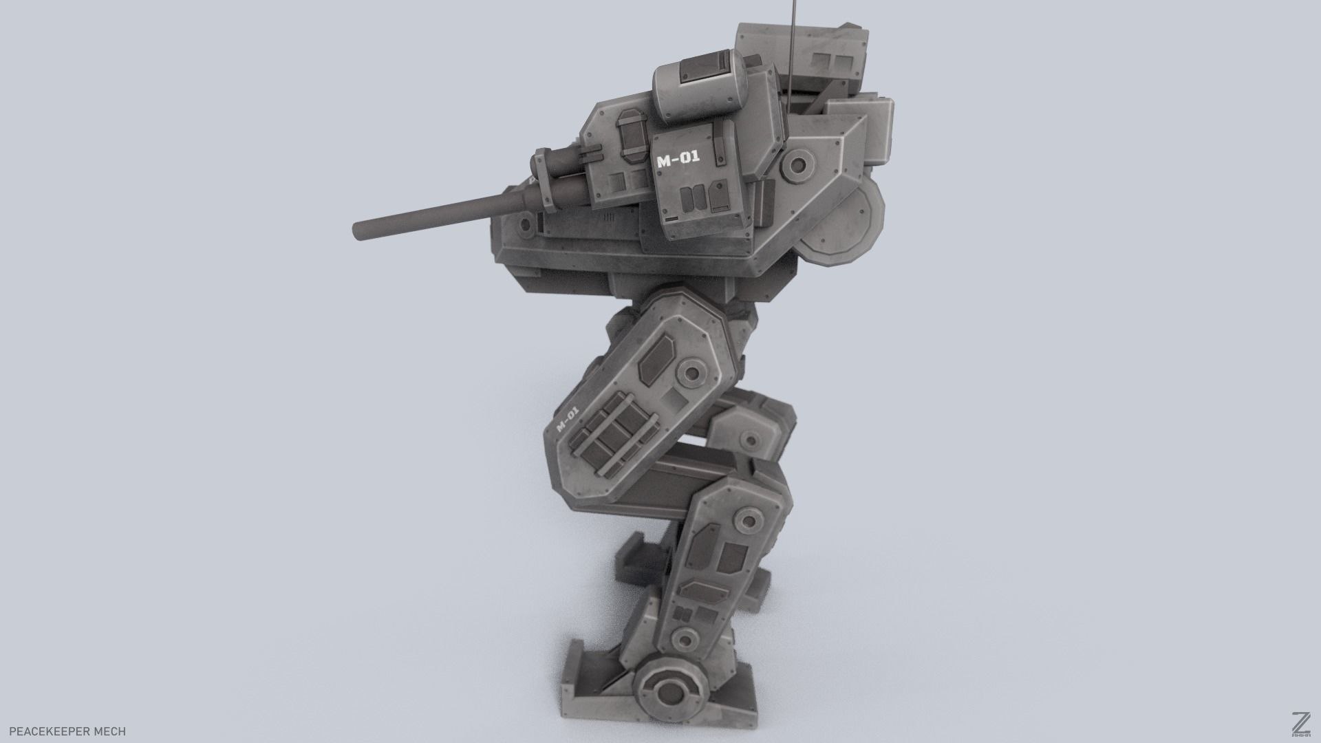 Peacekeeper Mech 3D Model - TurboSquid 2301015