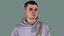 Guy in Lilac Hoodie