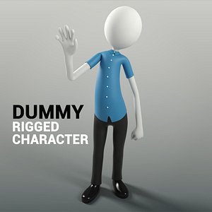 Dummy Character Rigged