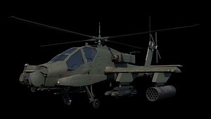 3D apache ah-64