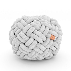 knotty flour cushion 3D model