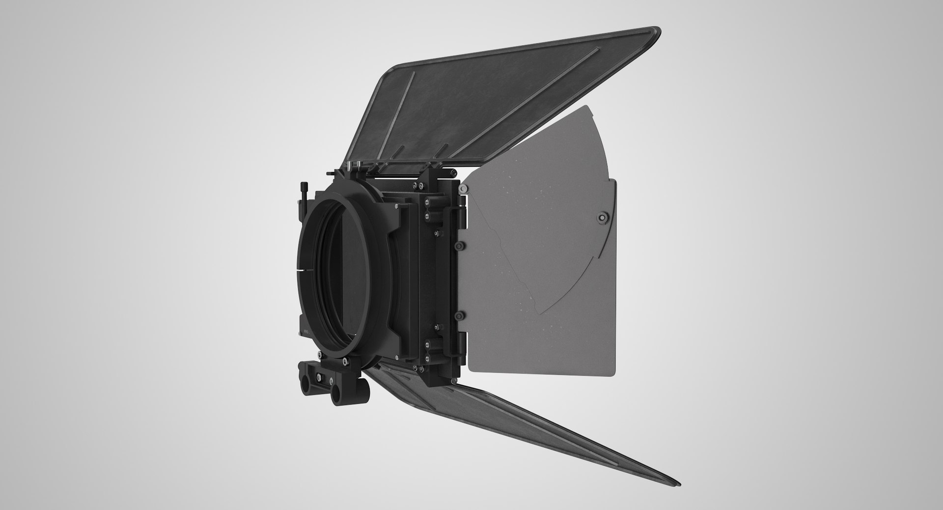 3D camera matte box TurboSquid 1456458