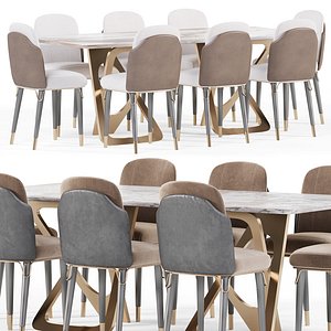 INTELLECTUAL chair and HUG table