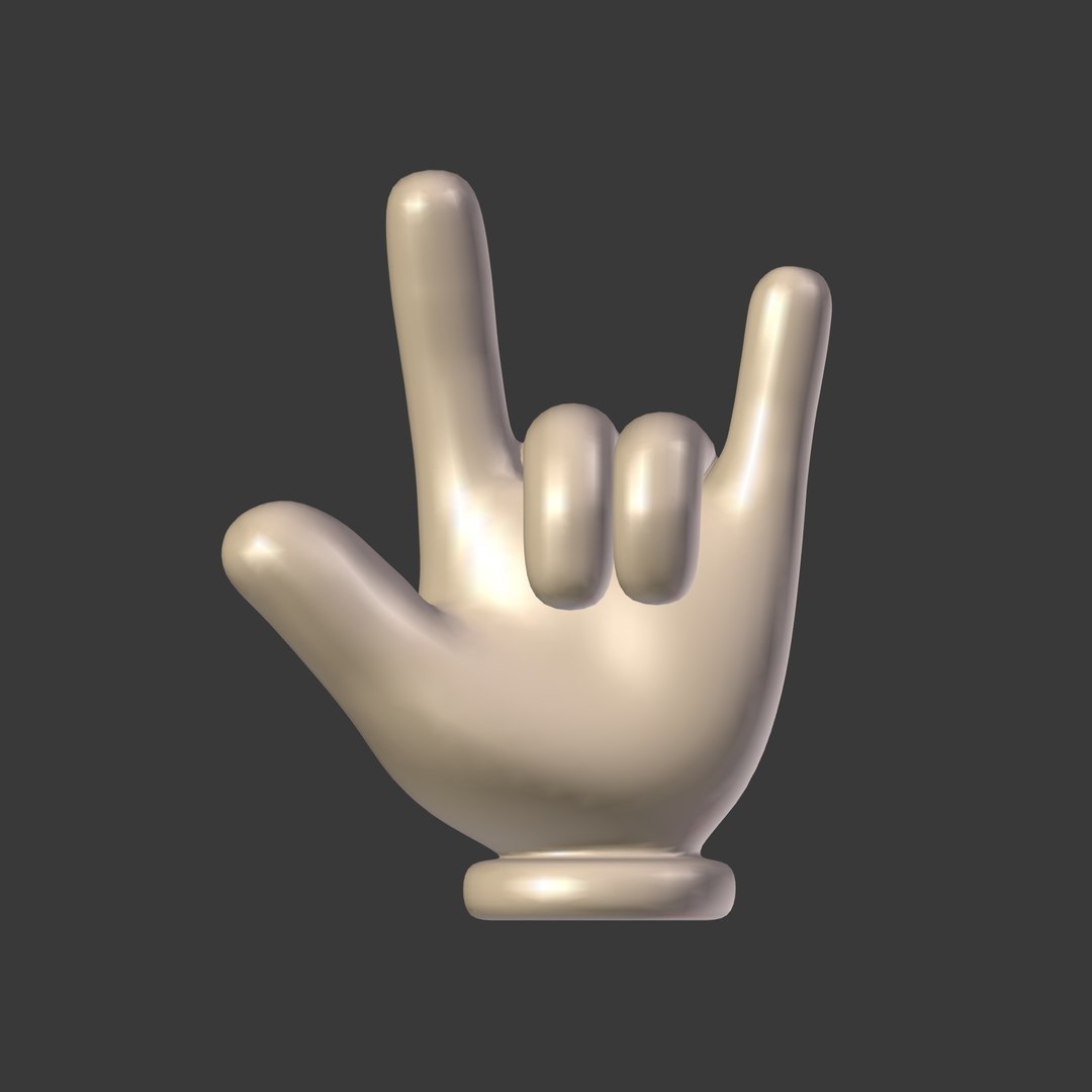 3D Cartoon Hand Model - TurboSquid 1368083