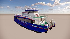 3D Catamaran Rygertroll model