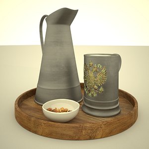 glass tray jug model