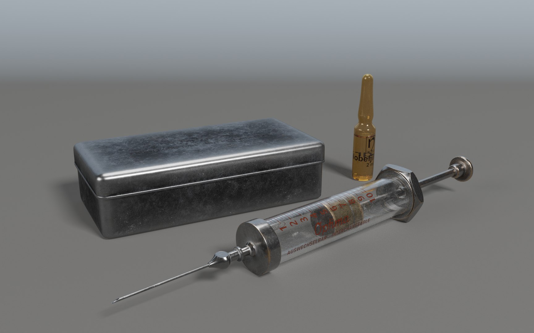 3D Optima Syringe Model TurboSquid 1613753