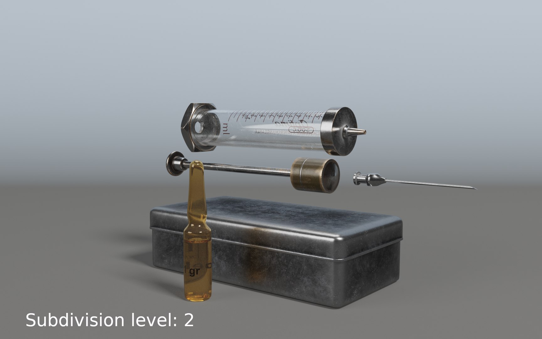 3D Optima Syringe Model TurboSquid 1613753