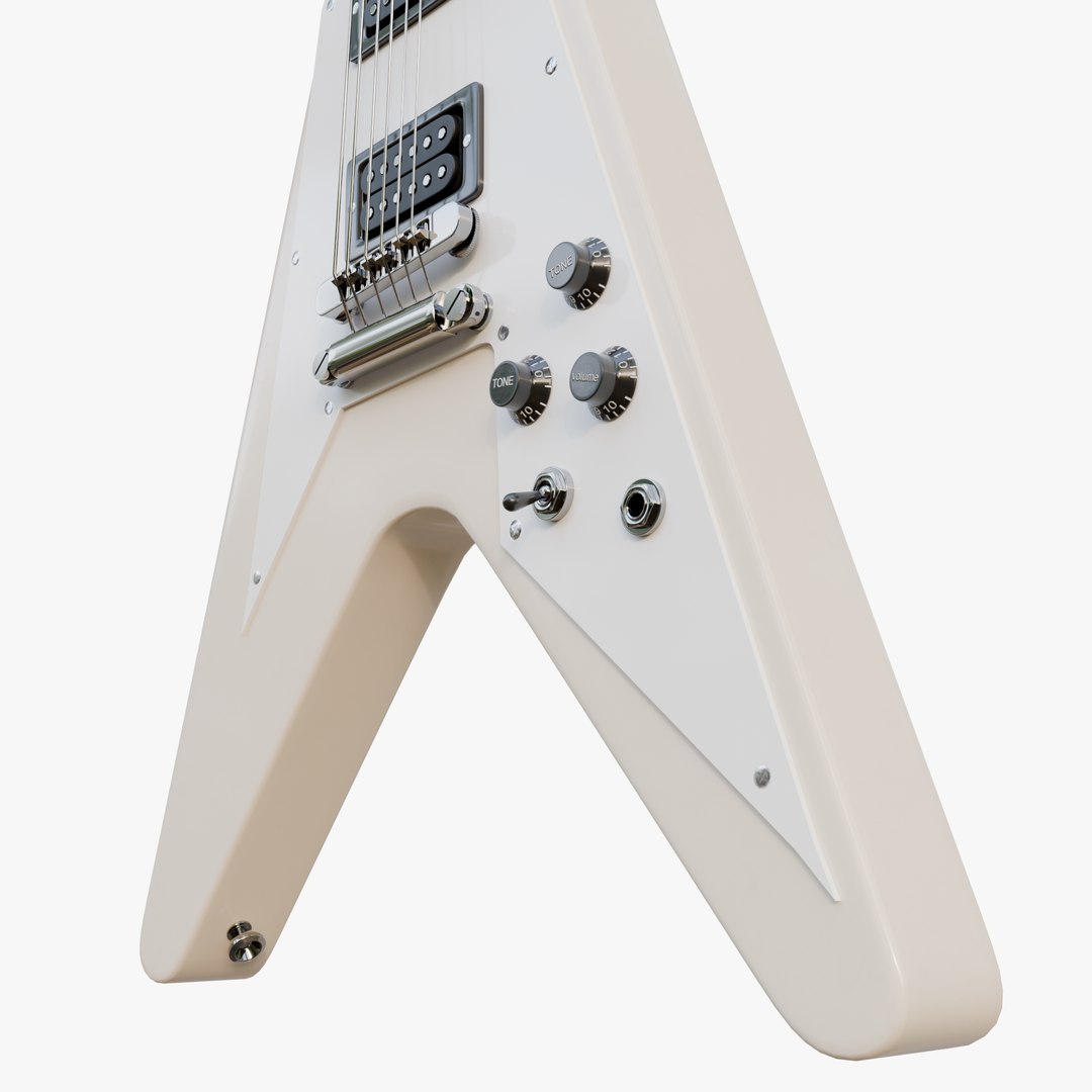3D Gibson Flying V Classical White PBR model https://p.turbosquid.com/ts-thumb/M2/scXD5V/Yy/render07/png/1746827614/1920x1080/fit_q87/e74a360a4b80b149ddf55a9593bd438218f82e0b/render07.jpg