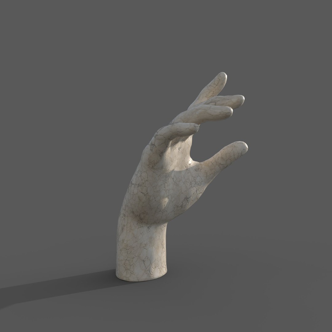 3D Hand Sculpture - TurboSquid 2248110