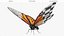 Milkweed Butterfly Fur For Blender