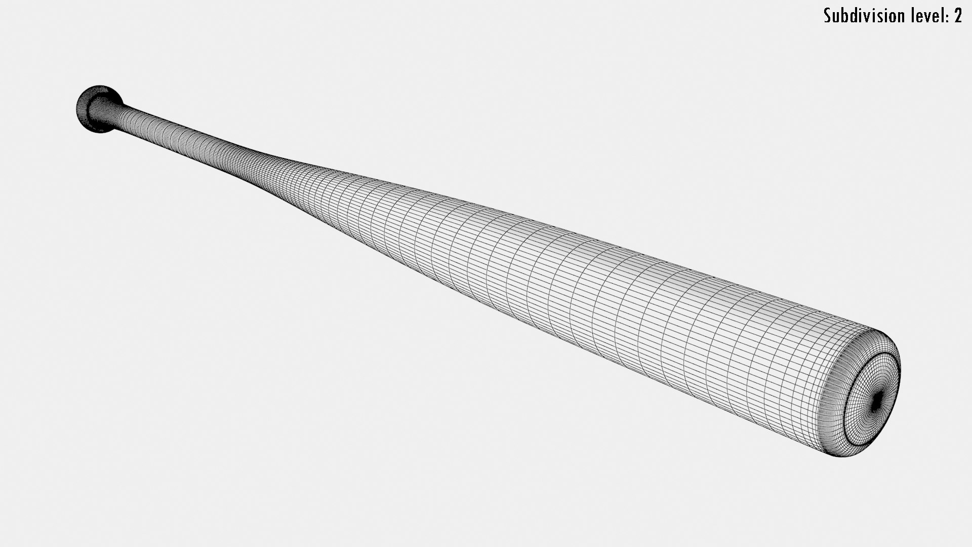 3D Baseball Bat Ash TurboSquid 2074251