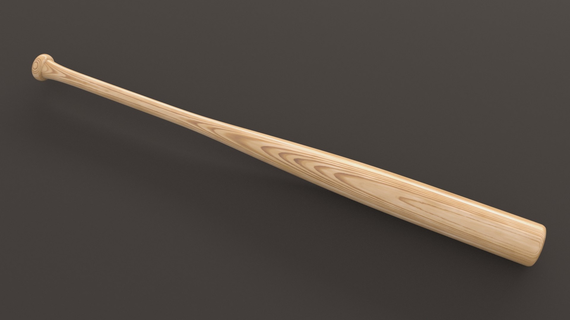 3D Baseball Bat Ash TurboSquid 2074251