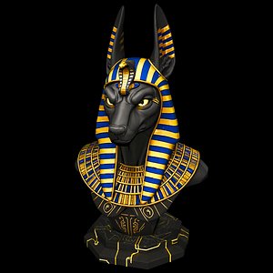 Anubis Bust model