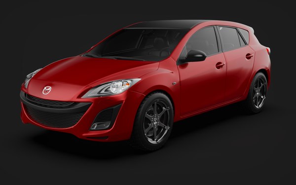 Mazda 3 Flie heck 2011 3D Modell TurboSquid 1957664 mazda-3-flie-heck-2011-3d-modell-turbosquid-1957664