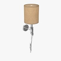 Chelsom Crooked Wall Light - Nickel