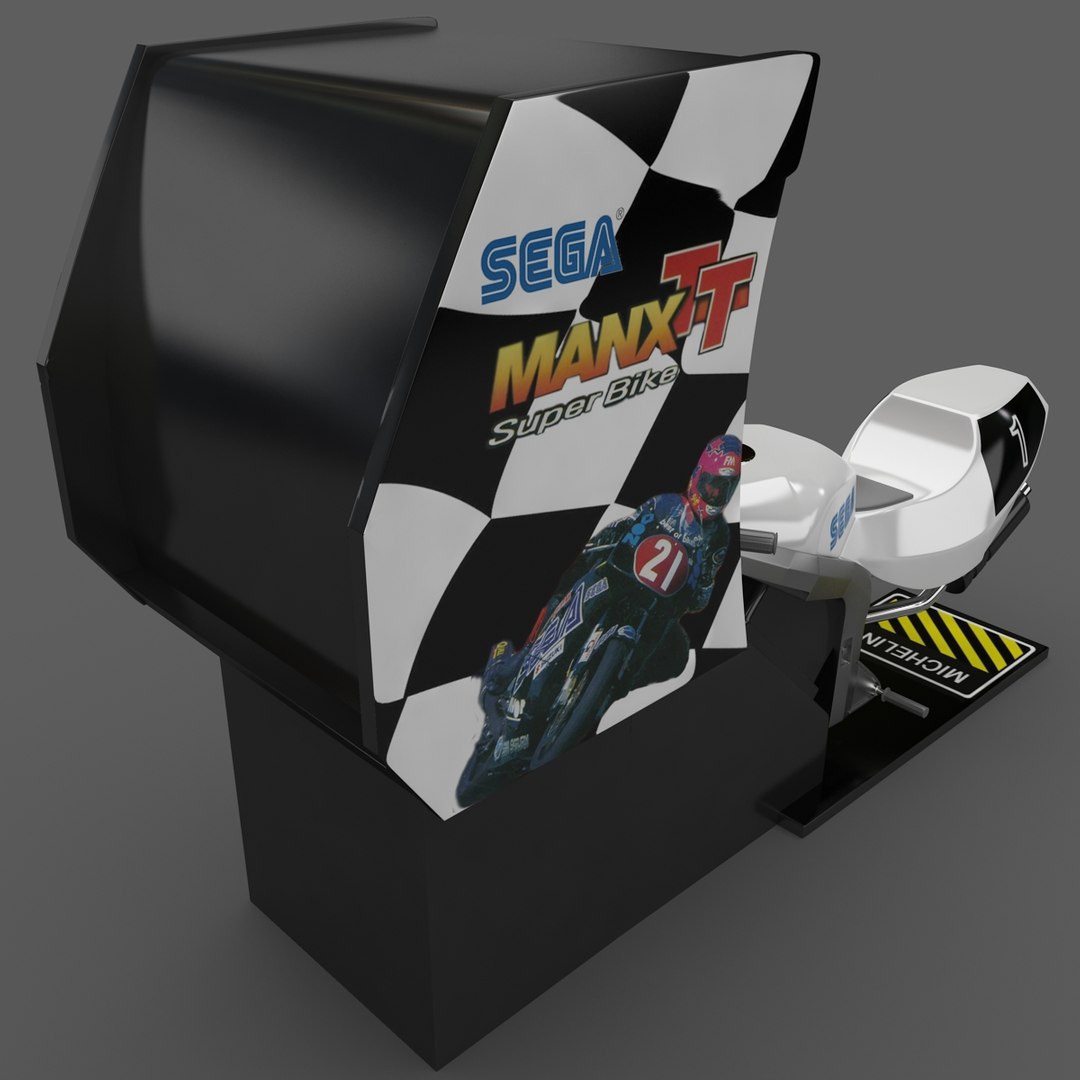 3d model racing simulator superbike