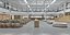 Modren library interior 3D