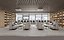 Modren library interior 3D