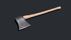 Lumberjack Axe Low-poly PBR