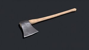 Lumberjack Axe Low-poly PBR