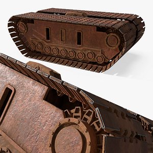 Star Wars Jawa Sandcrawler Tracked Chassis Old 3D model