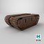 Star Wars Jawa Sandcrawler Tracked Chassis Old