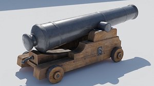 Pirate cannon model