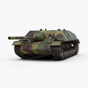 3D model ww2 sdkfz 162 jagdpanzer