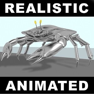 crab robotic 3d model