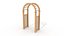 3D garden arch