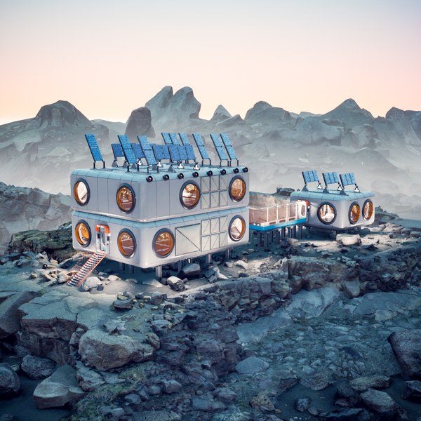 modelo 3d Estación lunar modular - TurboSquid 2137276
