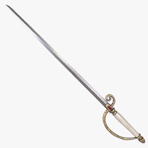 Fantasy rapier 3D model