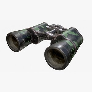 3D Camouflage Binoculars model