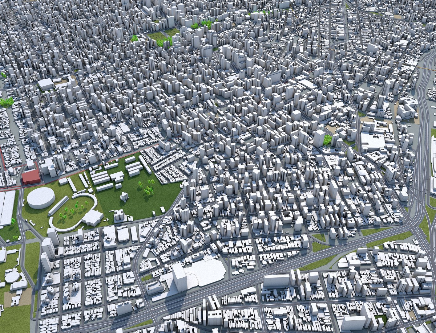 3D Building Map - TurboSquid 1596497