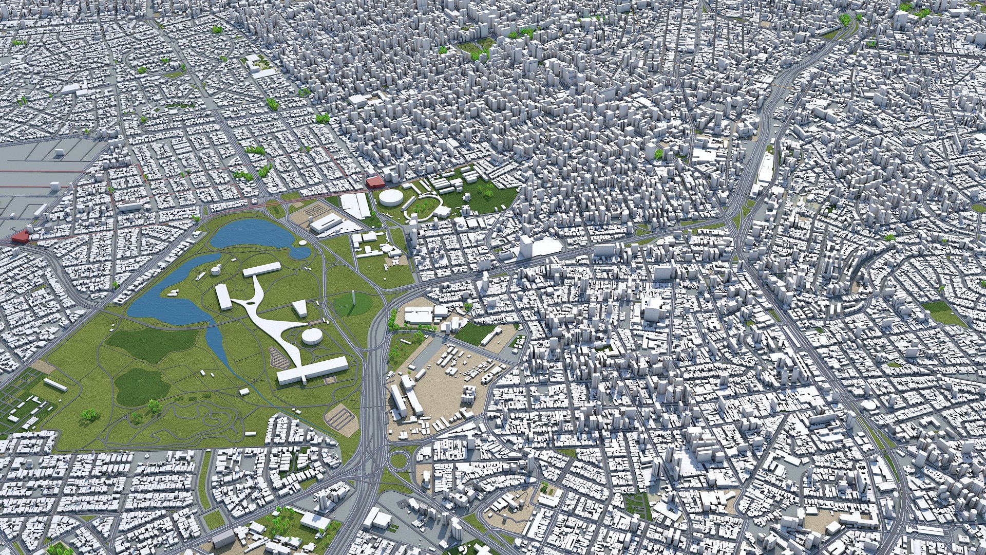 3D Building Map - TurboSquid 1596497