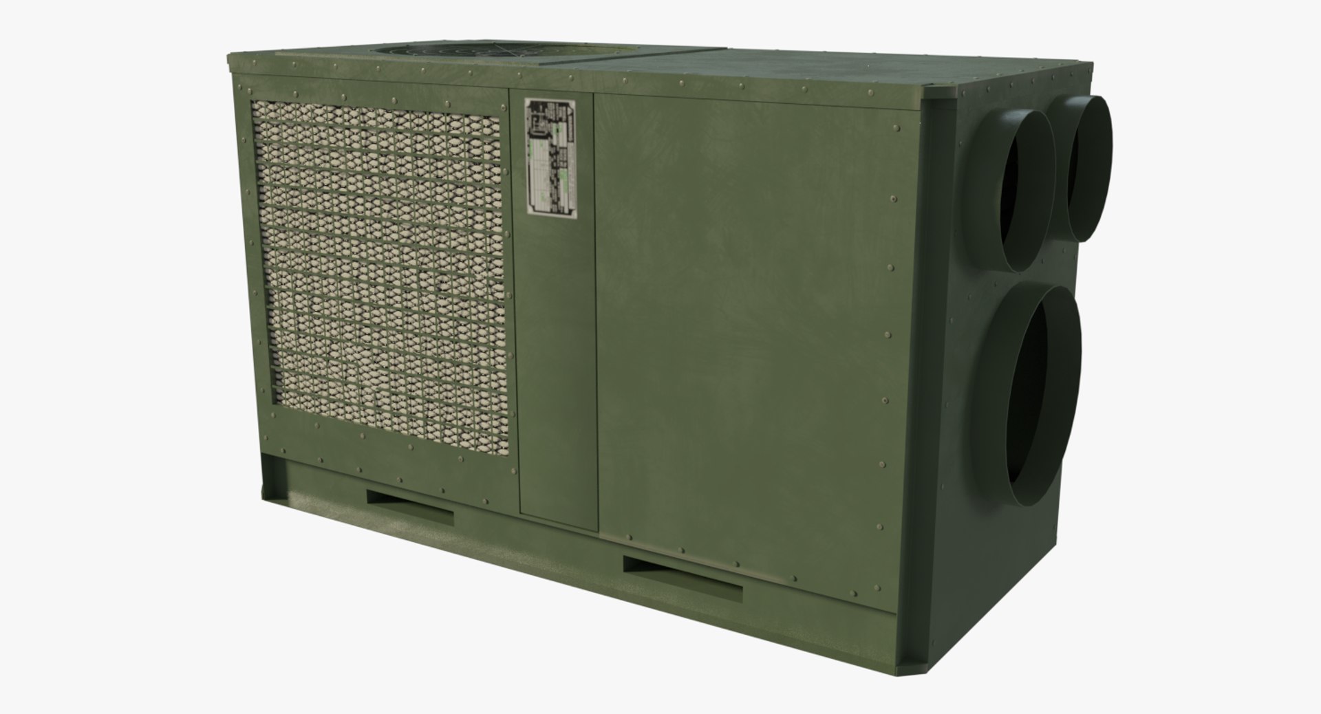 Military Environmental Control Unit 3D Model - TurboSquid 1167169