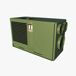 military environmental control unit 3D model