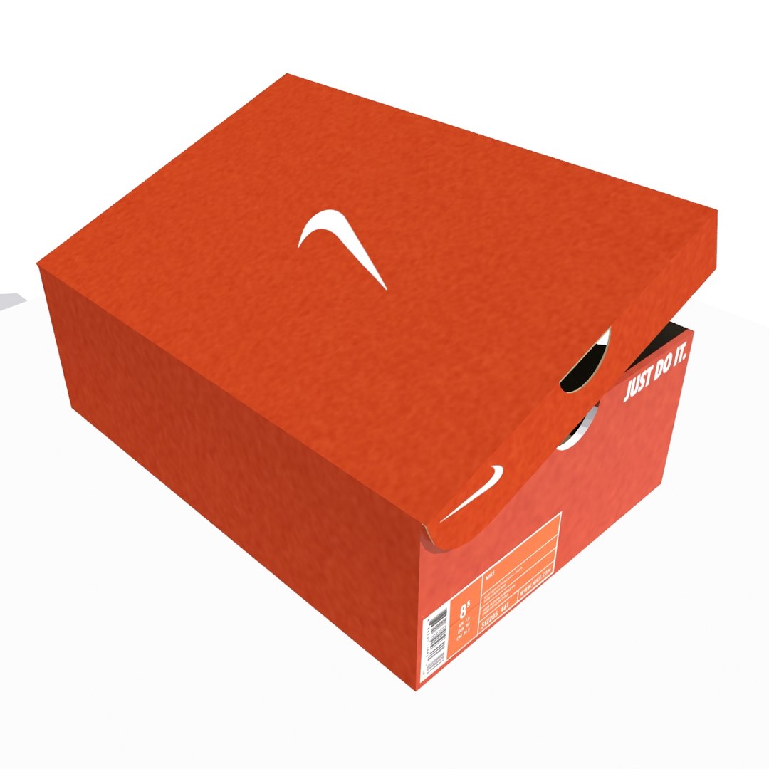 3D nike shoe box model - TurboSquid 1172130