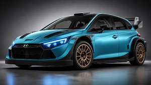3D Hyundai Rally Performance Hatchback 3D Model
