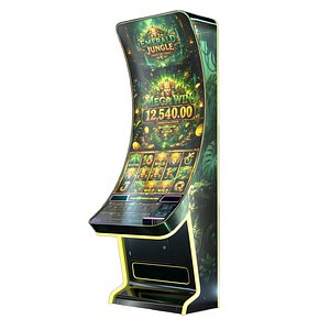 Premium Casino Slot Machine Emerald Jungle Edition 3D model