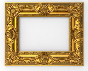 frame picture carving 3D model