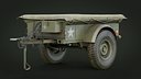 Rigged M100 Trailer GameReady LODs